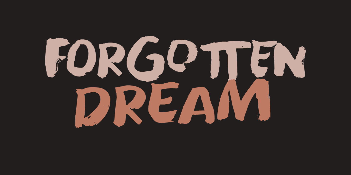 Example font Forgotten Dream #7